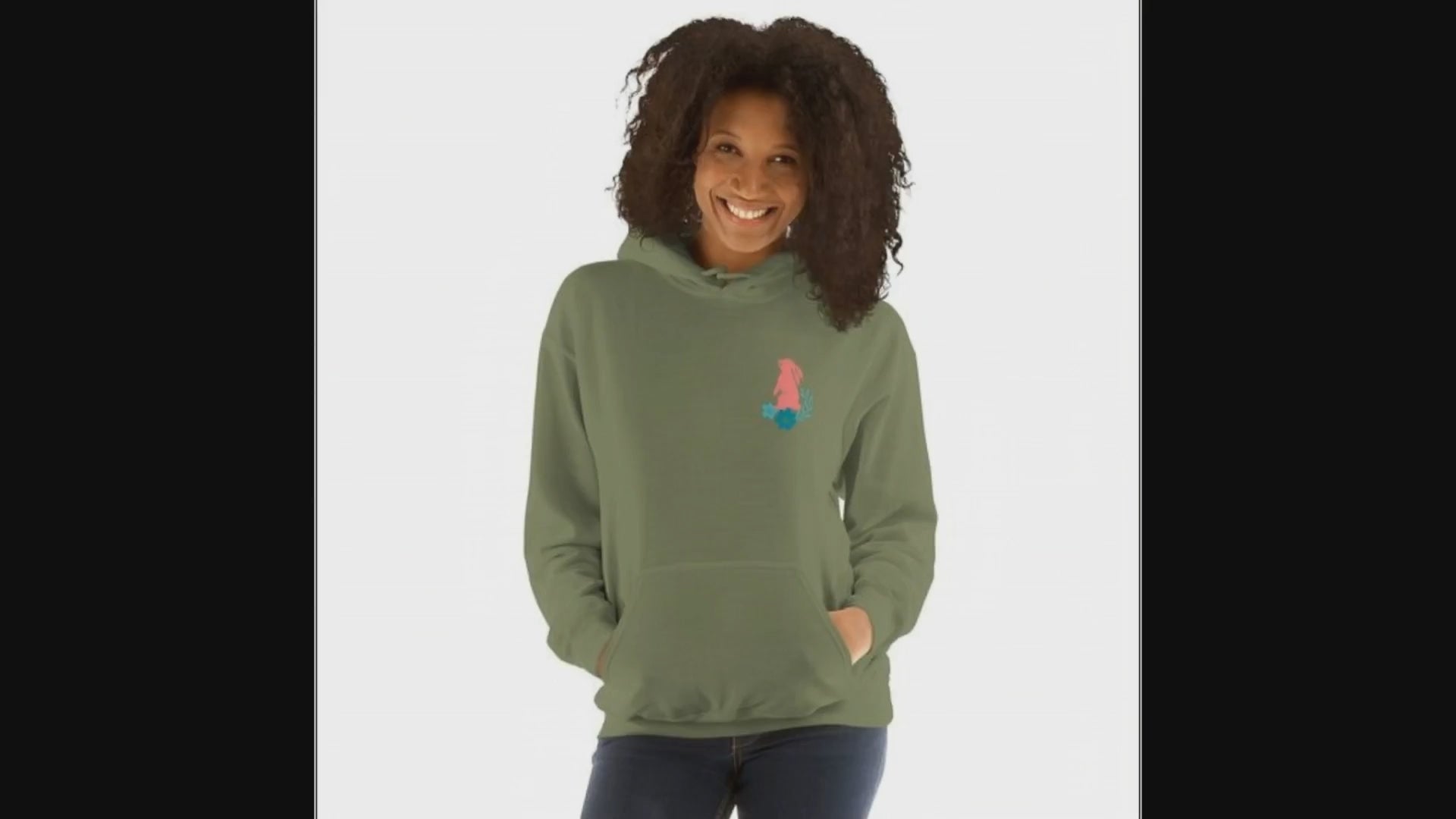 ラビットユニセックスパーカー