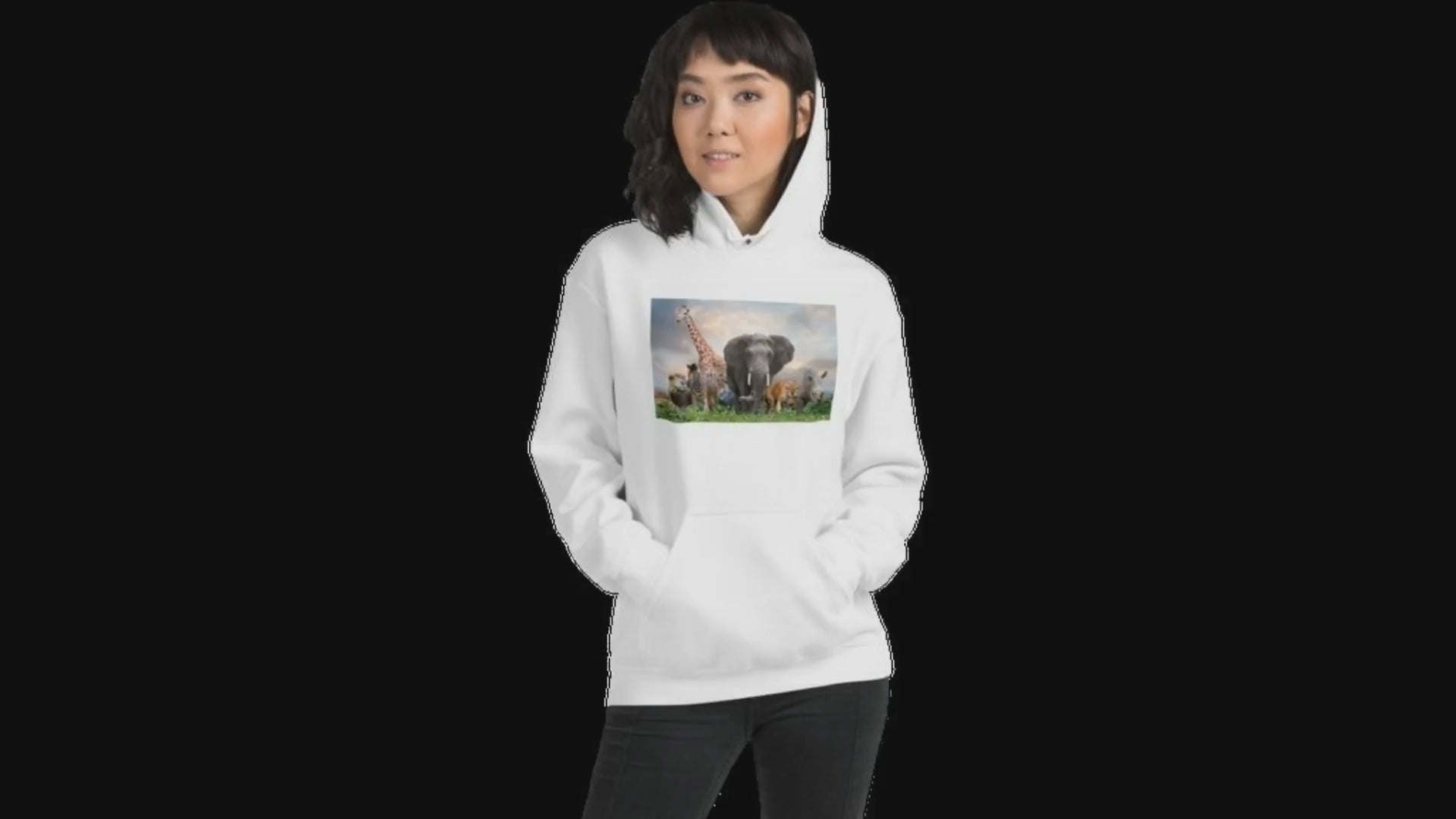 JLU ハッピージャングル ユニセックス パーカー